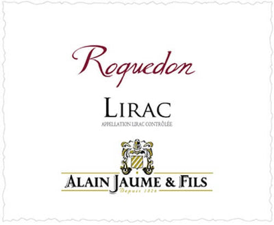 Alain Jaume Lirac Rouge Roquedon 2022