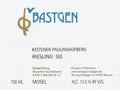 Bastgen Kestener Paulinshofberg Riesling Kabinett 2020