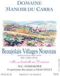 Manoir du Carra Beaujolais-Villages Nouveau 2021