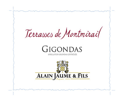 Alain Jaume Gigondas Terrasses de Montmirail 2020