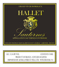 Chateau Hallet Sauternes 2020