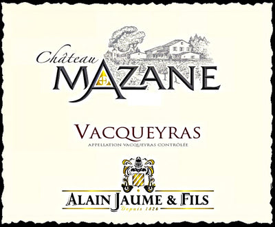 Alain Jaume Mazane Vacqueyras 2022