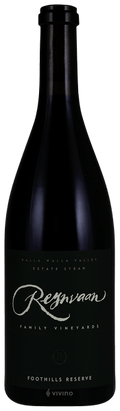 Reynvaan Foothills Reserve Estate Syrah 2021