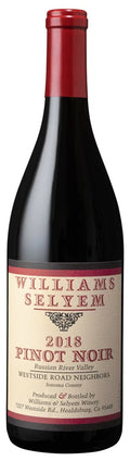 Williams Selyem Pinot Noir Westside Road Neighbors Russian River Valley 2022